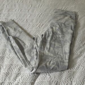 Lululemon Gray Camouflage Leggings